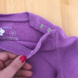 primary.com Shirts & Tops - Baby lavender sweatshirt primary.com Shirts & Tops - Baby lavender sweatshirt